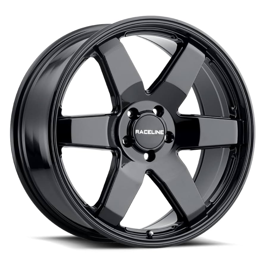 Amazon.com: Raceline Wheels 942B ADDICT Wheel Black 18X8